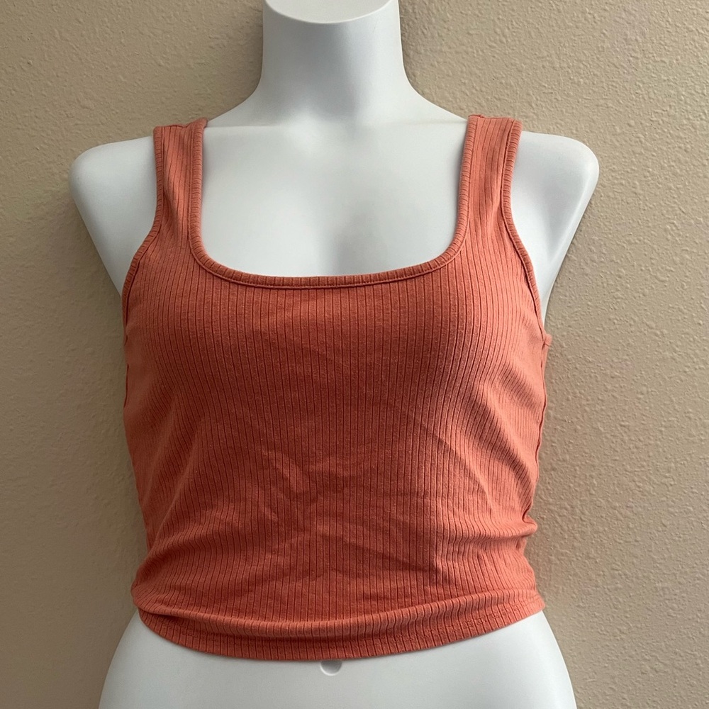 Coral U Neck top